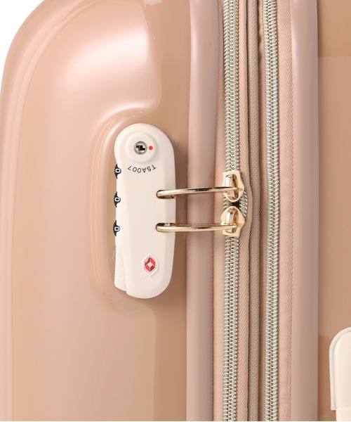 Jewelna Rose(ジュエルナローズ)の「キャンディポケットスーツケース 46~55L SA39872(スーツケース/キャリーバッグ・レディース・サックスブルー/ホワイト/ライトグレー/ダークグレー/イエロー/ライトブルー/ネイビー/スカイブルー/オレンジ/ライトピンク/アイボリー/ライトブラウン・FREE/MEDIUM)」の21枚目の写真