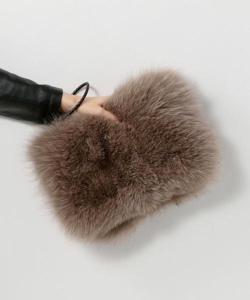 ODETTE E ODILE（オデットエオディール）の「O ファークラッチ（クラッチバッグ・レディース・グレー/ライトピンク/ネイビー・FREE）」の13枚目の写真