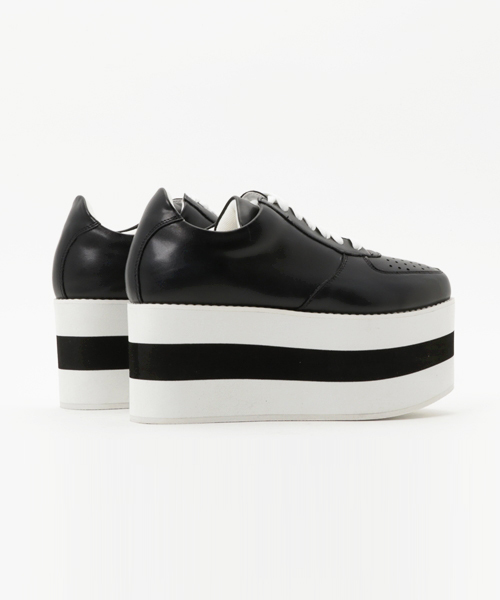 PUNYUS（プニュズ）の「ライン厚底スニーカー（スニーカー・レディース・ホワイト/ピンク/ブラック・2/1/3/4）」の6枚目の写真