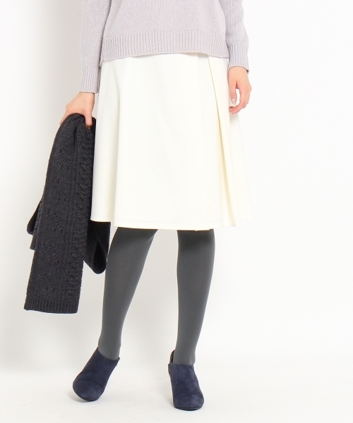 Untitled アンタイトル の ラメ混サキソニータックフレアスカート スカート Wear