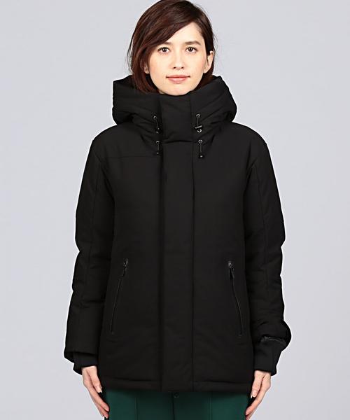EN ROUTE（アンルート）の「ENR スタンドフードダウンジャケット（ダウンジャケット/コート・レディース・ブラック・2/1）」の12枚目の写真