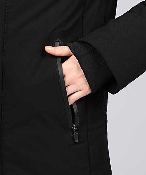 EN ROUTE（アンルート）の「ENR スタンドフードダウンジャケット（ダウンジャケット/コート・レディース・ブラック・2/1）」の5枚目の写真