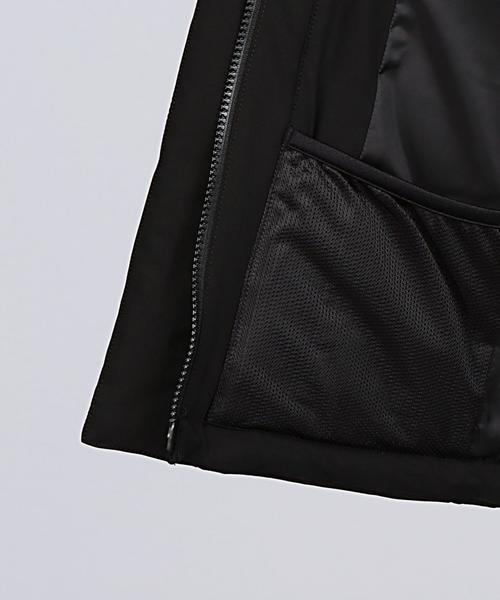 EN ROUTE（アンルート）の「ENR スタンドフードダウンジャケット（ダウンジャケット/コート・レディース・ブラック・2/1）」の7枚目の写真