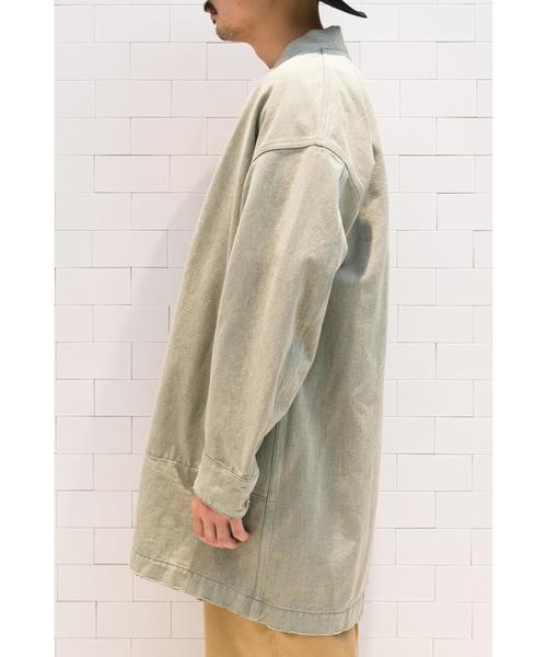 UNITED ARROWS & SONS（ユナイテッドアローズアンドサンズ）の「UNITED ARROWS & SONS（ユナイテッドアローズ＆サンズ）LONG TOMMY SHIRT（その他アウター・メンズ・オリーブ・SMALL/LARGE/MEDIUM）」の7枚目の写真