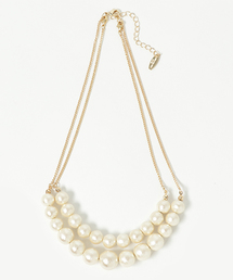 NATURAL BEAUTY BASIC | コットンパールネックレス(ネックレス)