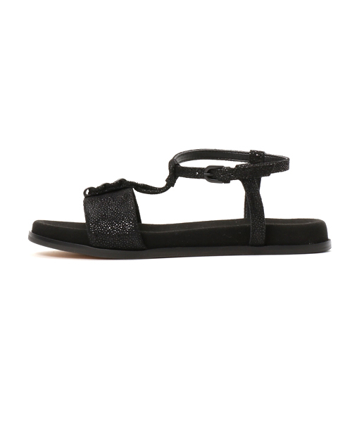 Clarks(クラークス)の「Agean Cool / エイジアンクール (ブラックインタレスト)(サンダル・レディース・ブラック・5/7/3.5/5.5/4.5/6/3/4/6.5)」の2枚目の写真