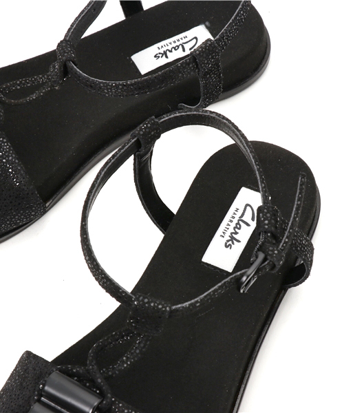 Clarks(クラークス)の「Agean Cool / エイジアンクール (ブラックインタレスト)(サンダル・レディース・ブラック・5/7/3.5/5.5/4.5/6/3/4/6.5)」の6枚目の写真