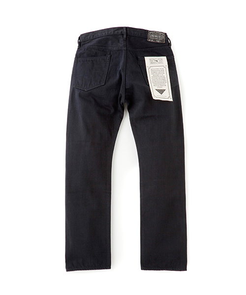 Sandinista(サンディニスタ)の「B.C. Black Denim Pants - Straight / ブラックデニムパンツ - ストレート(デニムパンツ・メンズ・ブラック・30inch/34inch/32inch)」の11枚目の写真