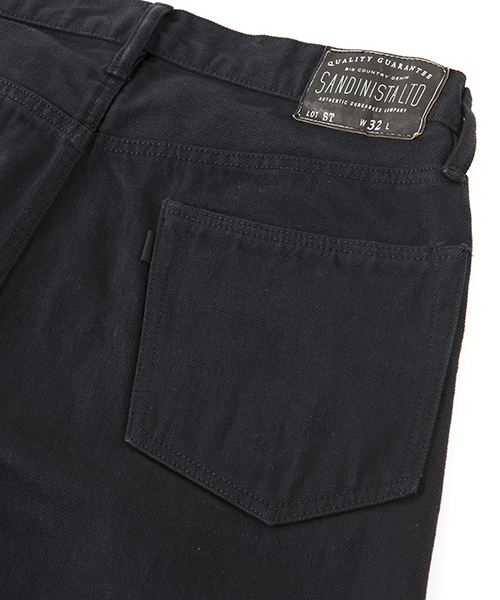 Sandinista(サンディニスタ)の「B.C. Black Denim Pants - Straight / ブラックデニムパンツ - ストレート(デニムパンツ・メンズ・ブラック・30inch/34inch/32inch)」の13枚目の写真