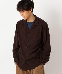 green label relaxing | CM ストレッチ タイプライター オープンカラー シャツ(シャツ/ブラウス)