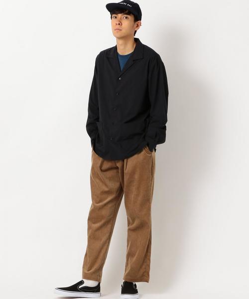 green label relaxing（グリーンレーベルリラクシング）の「CM ストレッチ タイプライター オープンカラー シャツ ◆（シャツ/ブラウス・メンズ・ベージュ/ロイヤルブルー/ダークブラウン/オリーブ/ネイビー・MEDIUM/LARGE/SMALL）」の20枚目の写真