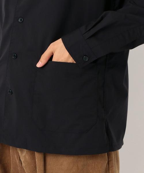 green label relaxing（グリーンレーベルリラクシング）の「CM ストレッチ タイプライター オープンカラー シャツ ◆（シャツ/ブラウス・メンズ・ベージュ/ロイヤルブルー/ダークブラウン/オリーブ/ネイビー・MEDIUM/LARGE/SMALL）」の14枚目の写真