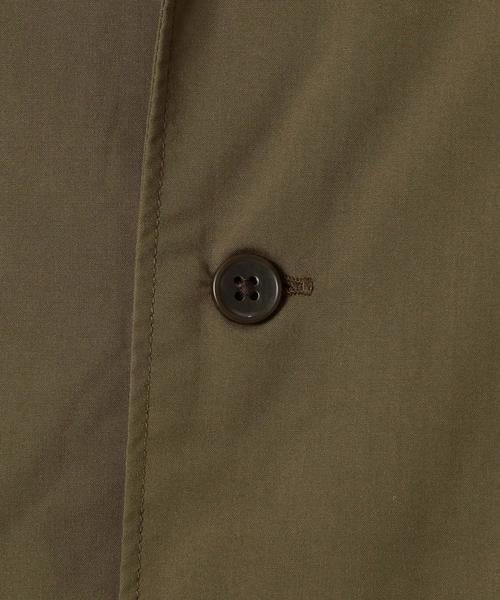 green label relaxing（グリーンレーベルリラクシング）の「CM ストレッチ タイプライター オープンカラー シャツ ◆（シャツ/ブラウス・メンズ・ベージュ/ロイヤルブルー/ダークブラウン/オリーブ/ネイビー・MEDIUM/LARGE/SMALL）」の7枚目の写真