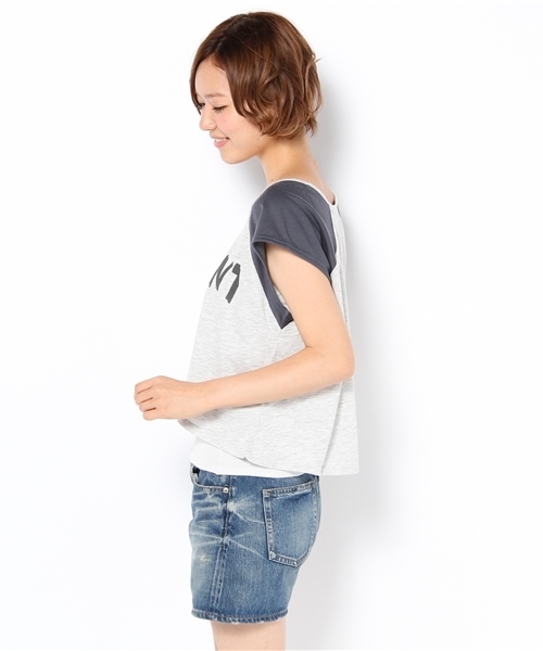 Kastane（カスタネ）の「IMPUDENTラグランT（Tシャツ/カットソー・レディース・ダークブルー/マスタード/レッド・FREE）」の9枚目の写真