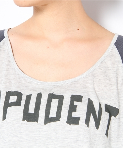 Kastane（カスタネ）の「IMPUDENTラグランT（Tシャツ/カットソー・レディース・ダークブルー/マスタード/レッド・FREE）」の4枚目の写真