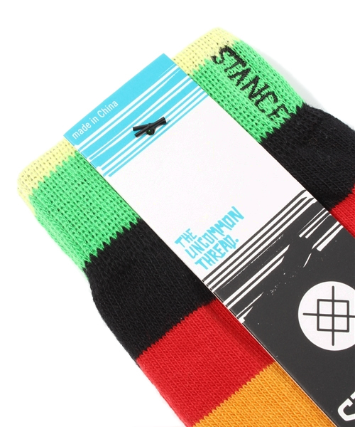 STANCE（スタンス）の「スタンスソックス マンデラ ボーダー <STANCE Mandela>（ソックス/靴下・メンズ・ブラック・27cm）」の7枚目の写真