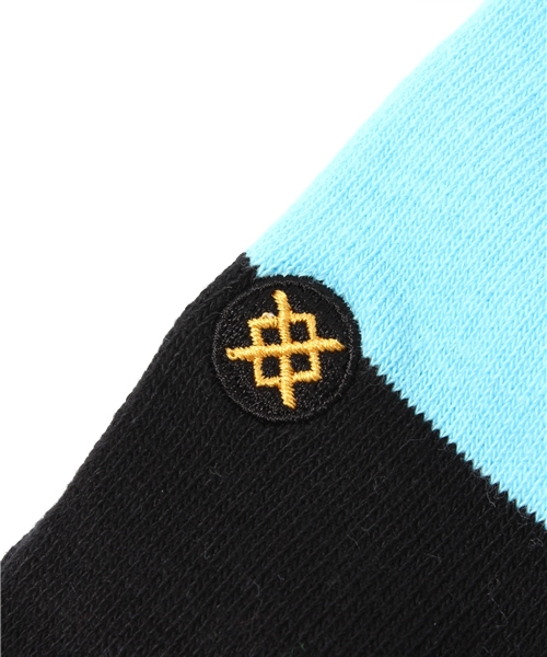 STANCE（スタンス）の「スタンスソックス マンデラ ボーダー <STANCE Mandela>（ソックス/靴下・メンズ・ブラック・27cm）」の8枚目の写真