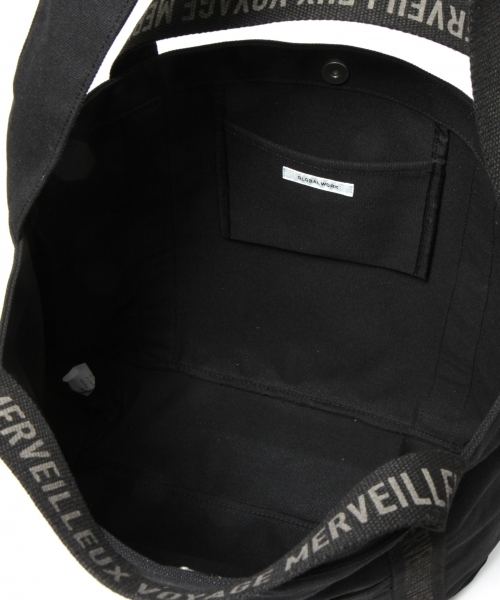 GLOBAL WORK（グローバルワーク）の「CVS2WAYトート/785050（トートバッグ・メンズ・カーキ/ホワイト/ブラック・FREE）」の7枚目の写真