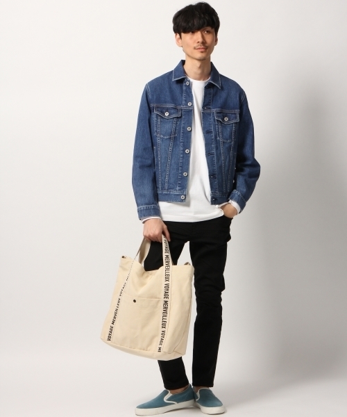 GLOBAL WORK（グローバルワーク）の「CVS2WAYトート/785050（トートバッグ・メンズ・カーキ/ホワイト/ブラック・FREE）」の14枚目の写真