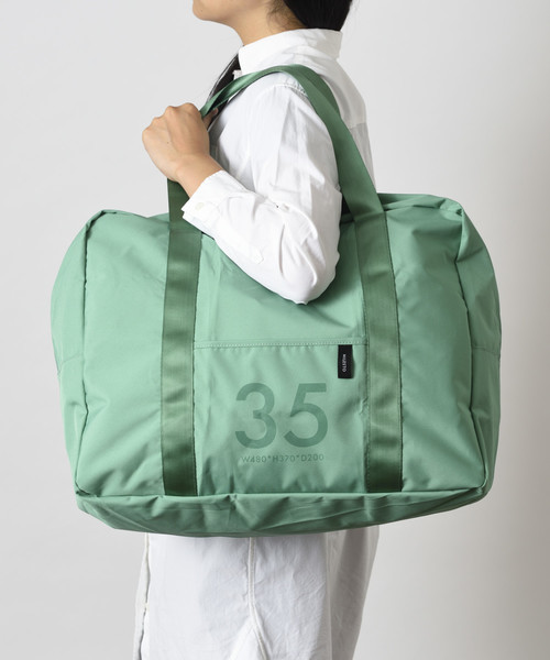TRAVEL SHOP MILESTO(トラベルショップミレスト)の「MILESTO ミレスト UTILITY ポケッタブル ボストンバッグ 35L(ボストンバッグ・メンズ・ブラック/ネイビー/レッド/オレンジ/ブルーグレー/グレー/グリーン/コーラルピンク・フリ-)」の10枚目の写真