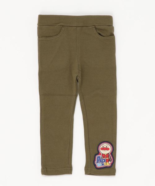 ANPANMAN KIDS COLLECTION(アンパンマンキッズコレクション)の「【アンパンマン】のびのびスーパーストレッチ素材 ストレートパンツ(パンツ)」|カーキ