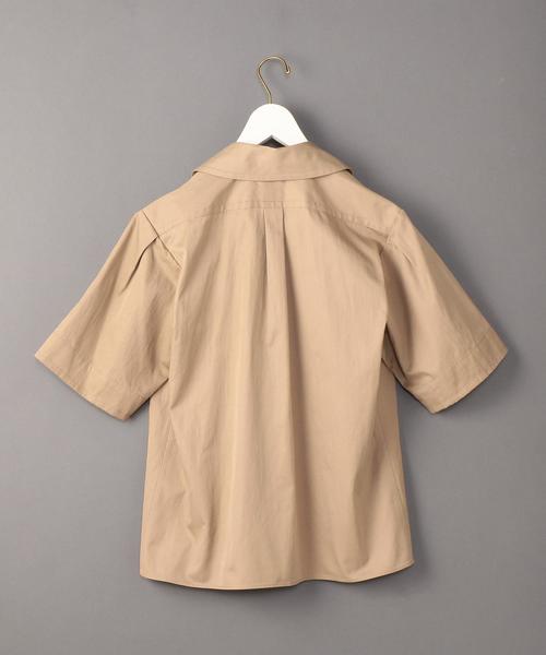 BEAUTY&YOUTH UNITED ARROWS - 6 roku PATCH POKET SHIRT シャツ ベージュ 36 6（ロク）の「＜6(ROKU)＞PATCH POKET SHIRT/シャツ（シャツ
