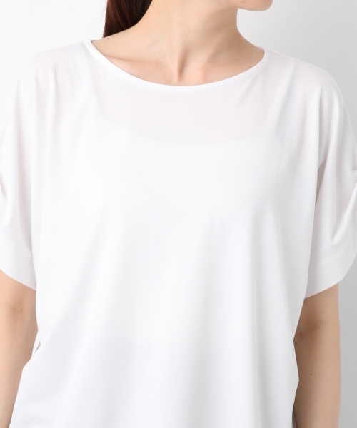 LEPSIM(レプシィム)の「フハクライクタックスリーブプルオーバーSS 799225(Tシャツ/カットソー・レディース・ブラック/ダークブラウン/オフホワイト/グレイッシュベージュ・FREE)」の17枚目の写真