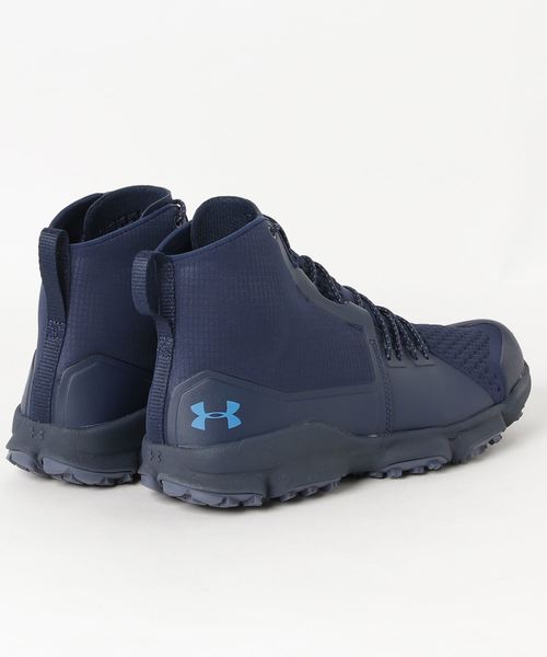 UNDER ARMOUR(アンダーアーマー)の「メンズ アウトドアシューズ / スピードフィット2.0Mid(スニーカー・メンズ・ブラック/アイボリー/ネイビー・26.0/26.5/27.0/27.5/28.0/28.5/29.0/30.0cm)」の9枚目の写真
