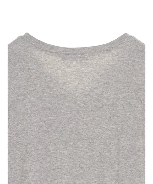 AMERICAN HOLIC（アメリカンホリック）の「・Vネックロールアップ5分袖ワンピース（ワンピース・レディース・ホワイト系その他/ブラック/杢グレー・FREE）」の16枚目の写真