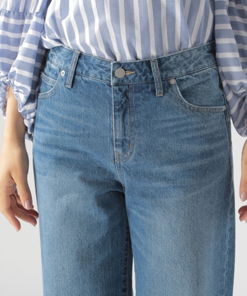 BAYFLOW（ベイフロー）の「ストレートワイドデニム 18AW（デニムパンツ・レディース・ダークブルー/インディゴブルー・24inch/23inch/25inch/22inch/26inch）」の11枚目の写真