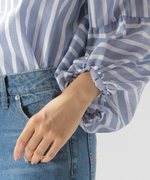 BAYFLOW（ベイフロー）の「ストレートワイドデニム 18AW（デニムパンツ・レディース・ダークブルー/インディゴブルー・24inch/23inch/25inch/22inch/26inch）」の12枚目の写真