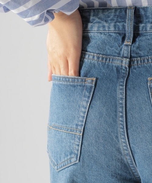 BAYFLOW（ベイフロー）の「ストレートワイドデニム 18AW（デニムパンツ・レディース・ダークブルー/インディゴブルー・24inch/23inch/25inch/22inch/26inch）」の14枚目の写真