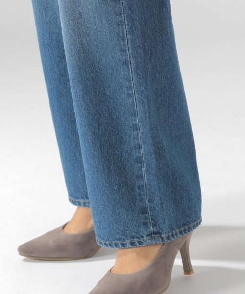 BAYFLOW（ベイフロー）の「ストレートワイドデニム 18AW（デニムパンツ・レディース・ダークブルー/インディゴブルー・24inch/23inch/25inch/22inch/26inch）」の16枚目の写真