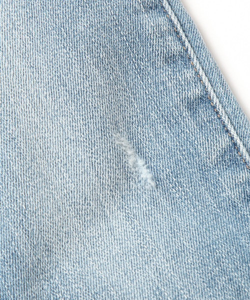 BAYFLOW（ベイフロー）の「[KIDS]スリムスキニーダメージデニム（デニムパンツ・キッズ・サックスブルー/インディゴブルー/チャコール・XX-LARGE/X-LARGE/SMALL/MEDIUM/LARGE）」の14枚目の写真