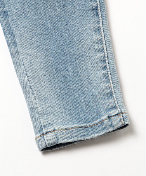 BAYFLOW（ベイフロー）の「[KIDS]スリムスキニーダメージデニム（デニムパンツ・キッズ・サックスブルー/インディゴブルー/チャコール・XX-LARGE/X-LARGE/SMALL/MEDIUM/LARGE）」の15枚目の写真