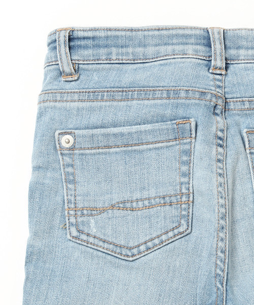 BAYFLOW（ベイフロー）の「[KIDS]スリムスキニーダメージデニム（デニムパンツ・キッズ・サックスブルー/インディゴブルー/チャコール・XX-LARGE/X-LARGE/SMALL/MEDIUM/LARGE）」の17枚目の写真