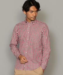 green label relaxing | NM 80/2 ツイル ギンガムチェック ボタンダウン シャツ(シャツ/ブラウス)