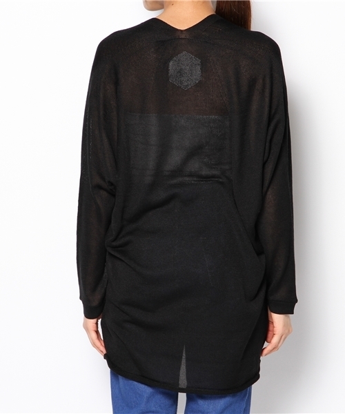 COSMIC WONDER Light Source（コズミックワンダーライトソース）の「SILK COTTON KNIT TOP（ニット/セーター・レディース・ネイビー/ブラック/ナチュラル・0）」の5枚目の写真