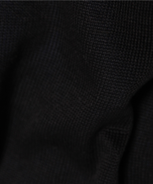 COSMIC WONDER Light Source（コズミックワンダーライトソース）の「SILK COTTON KNIT TOP（ニット/セーター・レディース・ネイビー/ブラック/ナチュラル・0）」の8枚目の写真