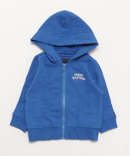 ワンポイント ジップパーカー ワンポイント ジップパーカー