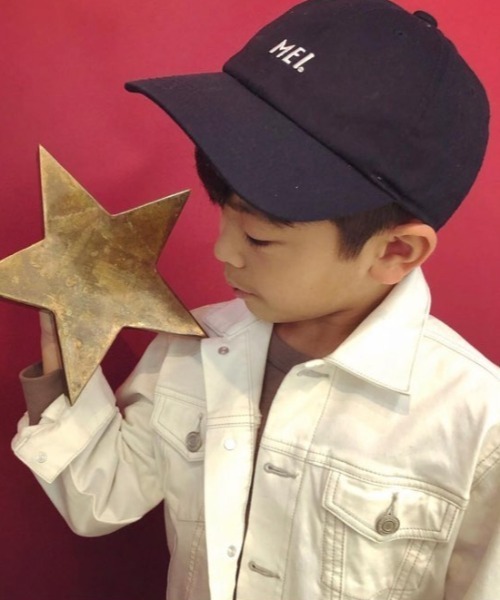 L.COPECK（エルコペック）の「[100-160]ハイストレッチデニム　Gジャン（デニムジャケット・キッズ・ブルー/ホワイト/ブラック/カーキ/マスタード・100cm/110cm/120cm/130cm/140cm/150cm/160cm）」の2枚目の写真