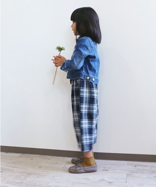 L.COPECK（エルコペック）の「[100-160]ハイストレッチデニム　Gジャン（デニムジャケット・キッズ・ブルー/ホワイト/ブラック/カーキ/マスタード・100cm/110cm/120cm/130cm/140cm/150cm/160cm）」の20枚目の写真