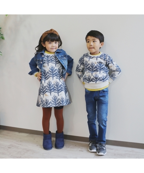 L.COPECK（エルコペック）の「[100-160]ハイストレッチデニム　Gジャン（デニムジャケット・キッズ・ブルー/ホワイト/ブラック/カーキ/マスタード・100cm/110cm/120cm/130cm/140cm/150cm/160cm）」の18枚目の写真