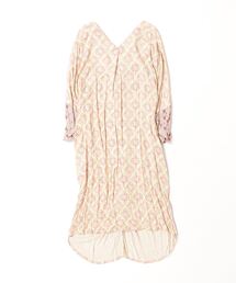 FUZZBOXX（ファズボックス）の「ジョーゼット折紙プリント変形ワンピース　ヴィスコースモスクレープLOTUS ROOT（ワンピース）」