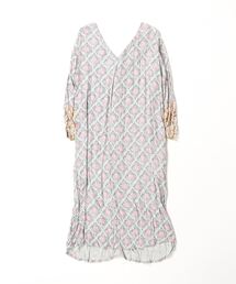 FUZZBOXX（ファズボックス）の「ジョーゼット折紙プリント変形ワンピース　ヴィスコースモスクレープLOTUS ROOT（ワンピース）」