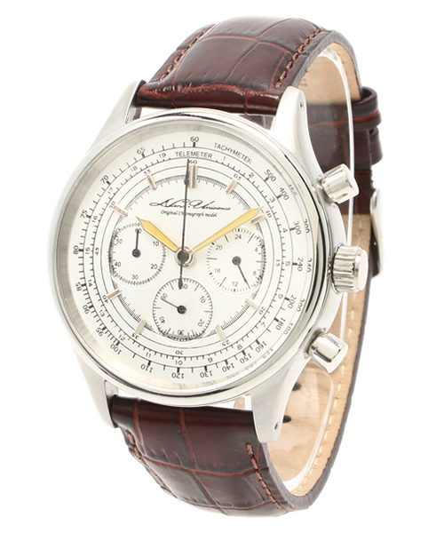 NANO universe（ナノユニバース）の「Classical Chronograph（アナログ腕時計・メンズ・シルバー/ゴールド/ブラック・FREE）」の4枚目の写真