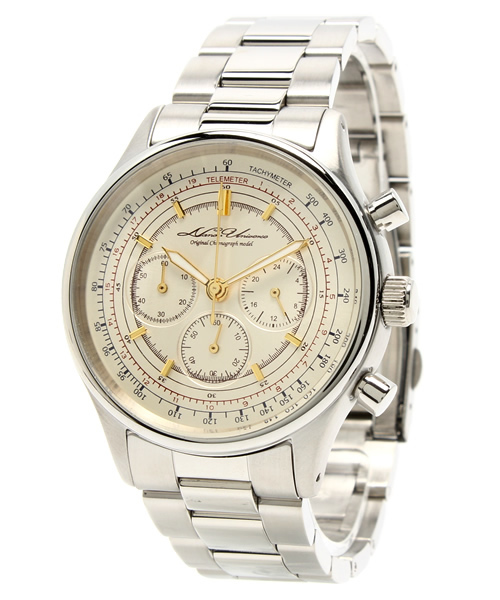 NANO universe（ナノユニバース）の「Classical Chronograph（アナログ腕時計・メンズ・シルバー/ゴールド/ブラック・FREE）」の5枚目の写真