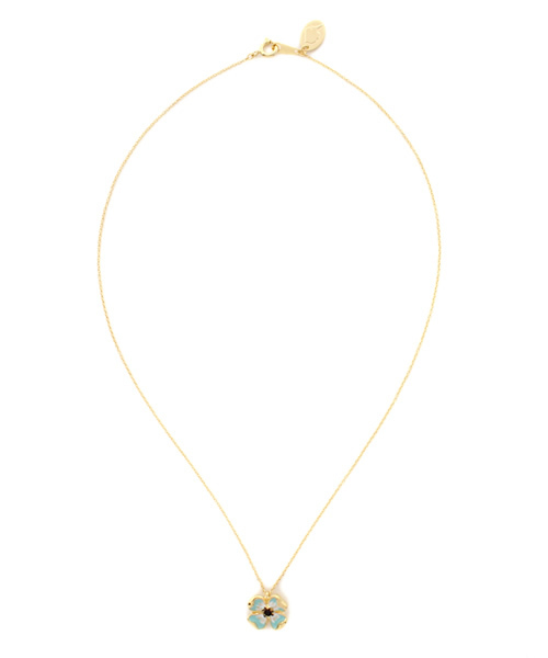 Khaju（カージュ）の「casselini:フラワーセットアクセ（ネックレス・レディース・イエロー/ライトブルー/ラベンダー・ONE SIZE）」の5枚目の写真