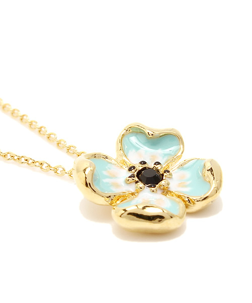 Khaju（カージュ）の「casselini:フラワーセットアクセ（ネックレス・レディース・イエロー/ライトブルー/ラベンダー・ONE SIZE）」の6枚目の写真