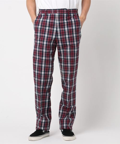 SHIPS(シップス)の「SHIPS×BARRY BRICKEN: チェック トラウザーズパンツ(その他パンツ・メンズ・レッド・SMALL/MEDIUM/LARGE)」の1枚目の写真